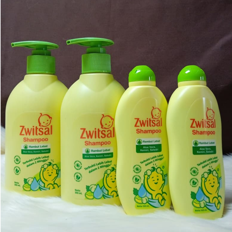 Zwitsal Shampoo 300ml Pump Dan Zwitsal Shampoo 100ml