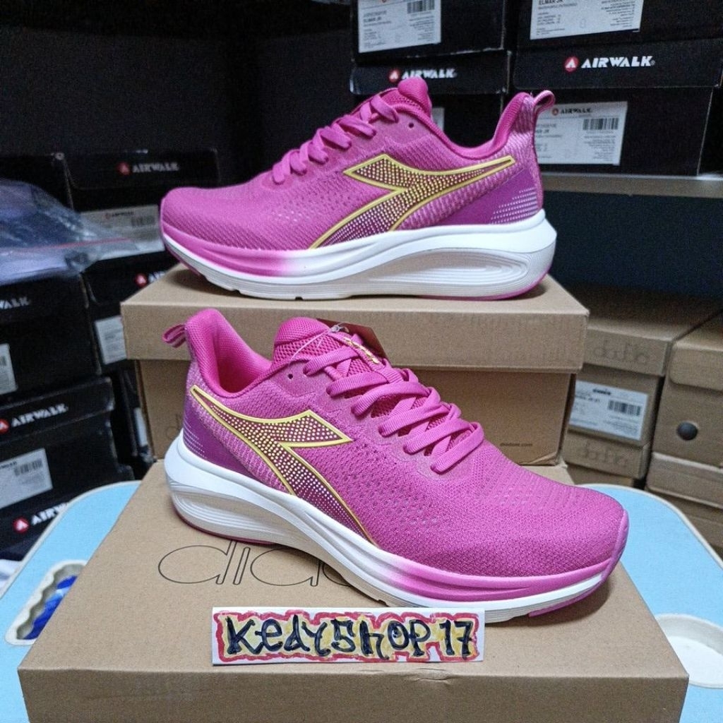 Sepatu Olahraga Wanita Diadora Pecore Pink Original