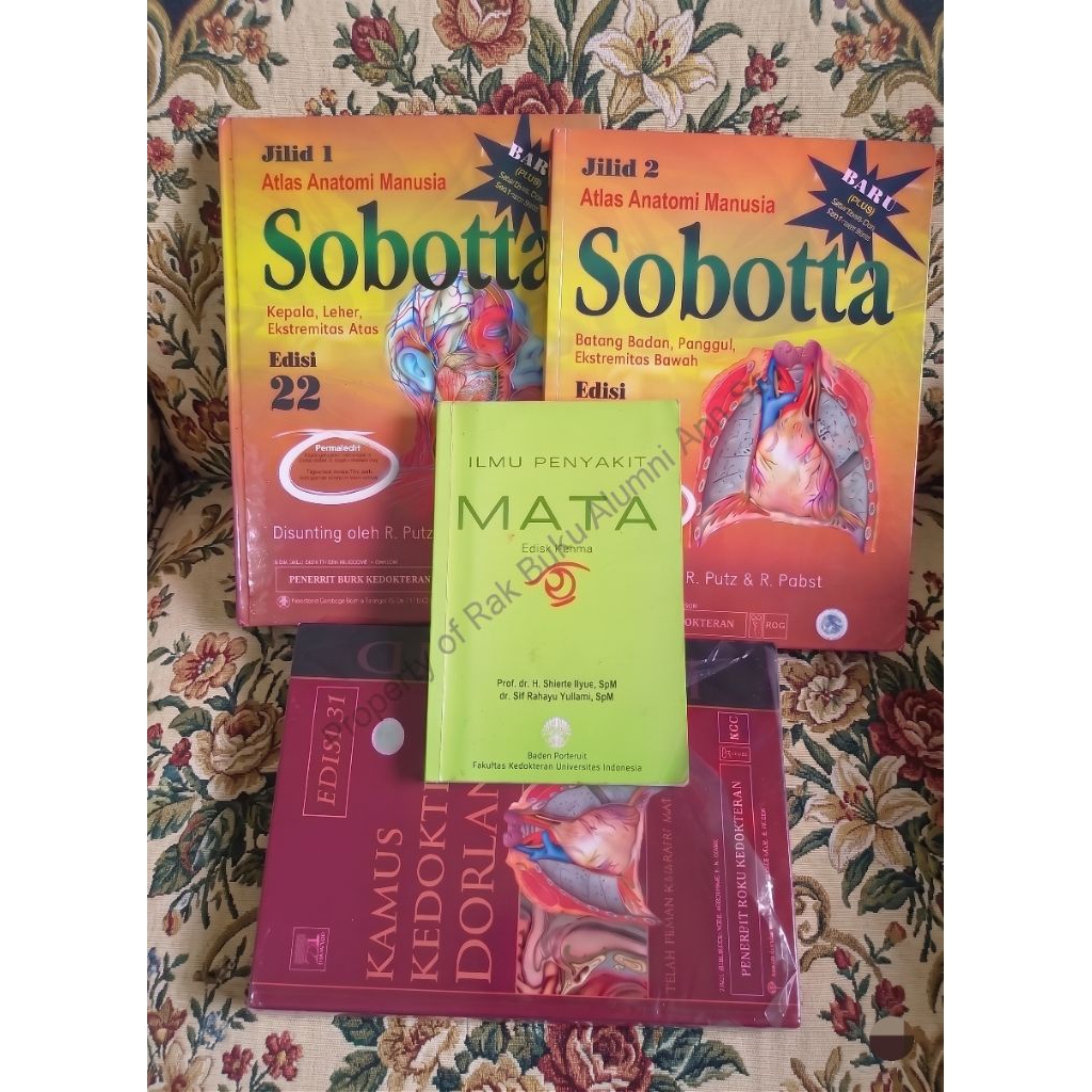 Paket Bundling Buku Kedokteran Original: Sobotta Ed 22 + Dorland Ed 31 + IPM FKUI Ed 5