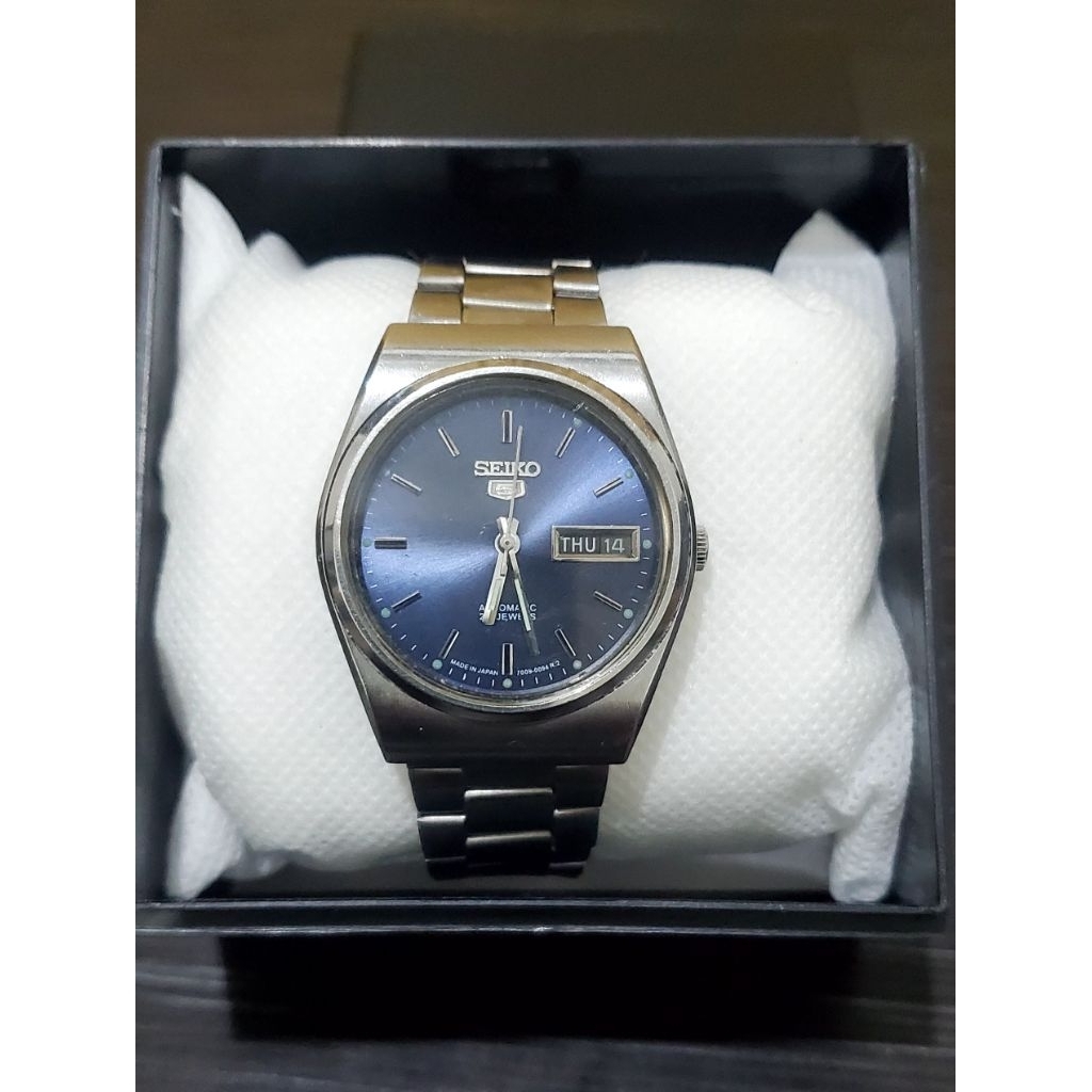 seiko 5 automatic 6309 blue dial