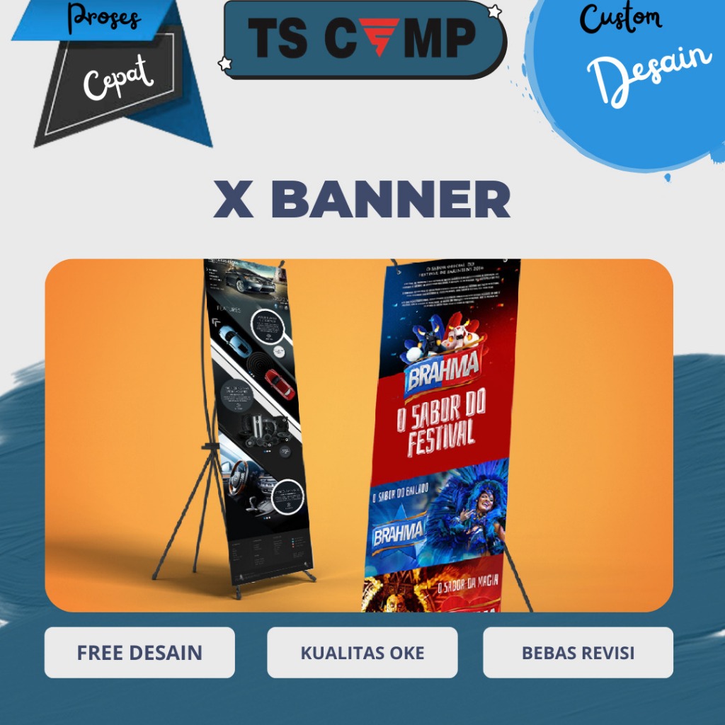 CETAK X BANNER + STANDING FREE DESIGN / BANNER WISUDA / BANNER SIDANG / BANNER ULTAH