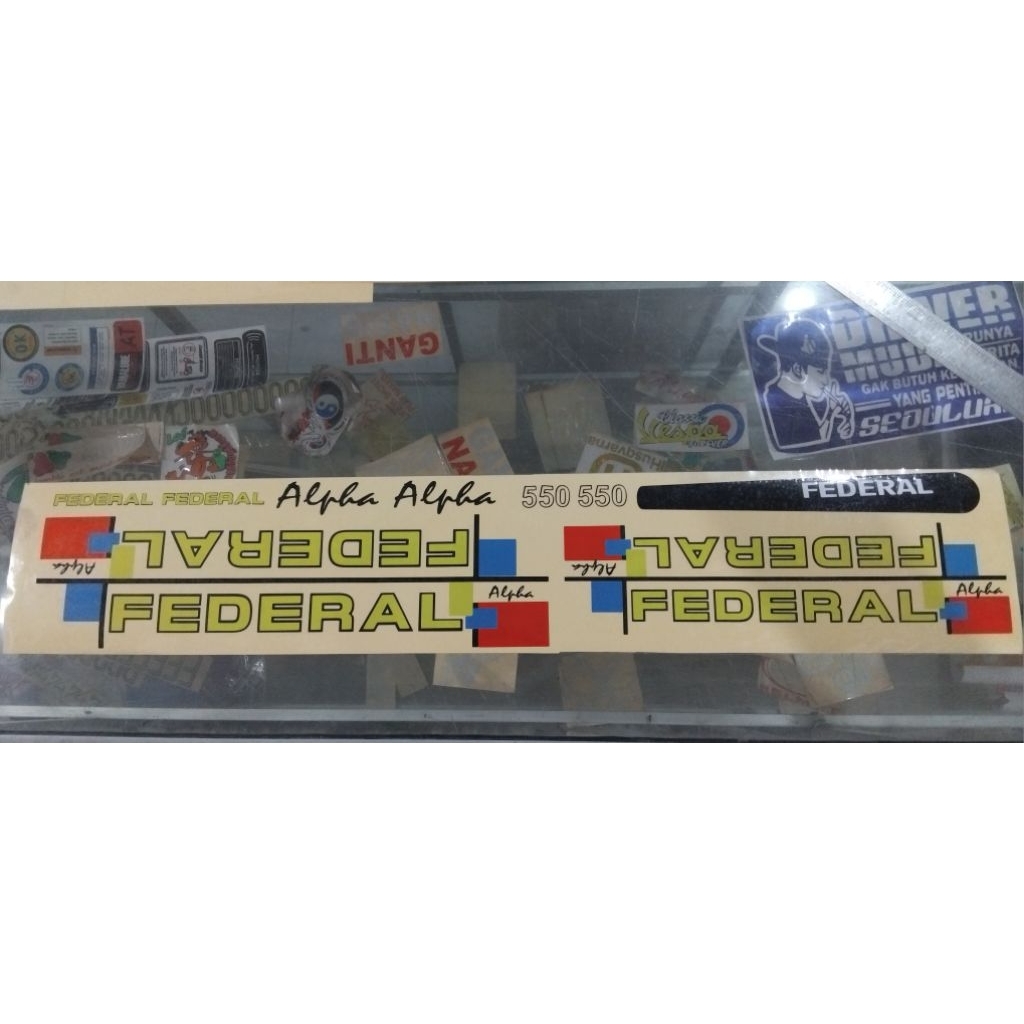 stiker federal alpha