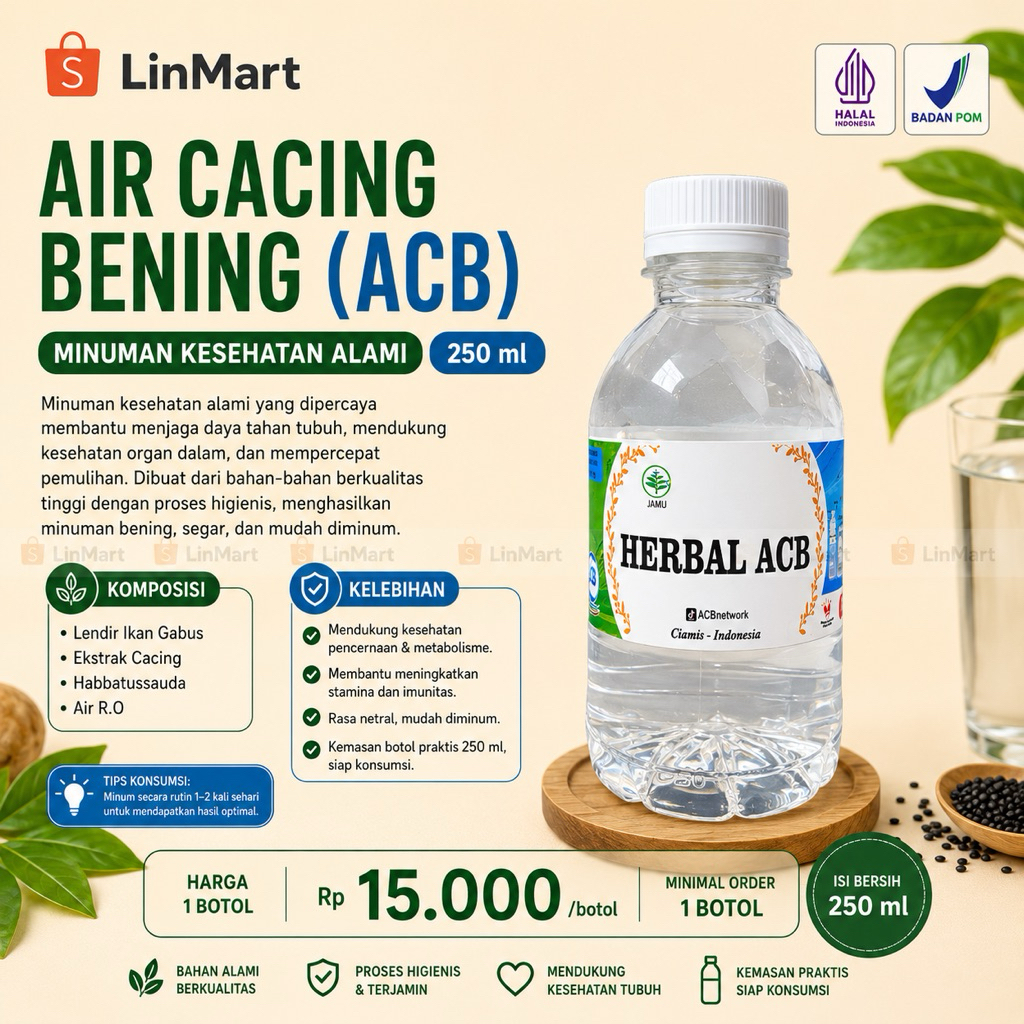 AIR CACING BENING