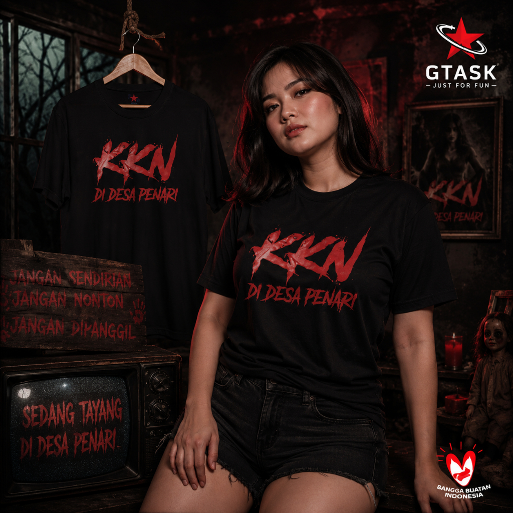 Kaos KKN Di Desa Penari / Baju Distro / Tshirt GTask Terlaris