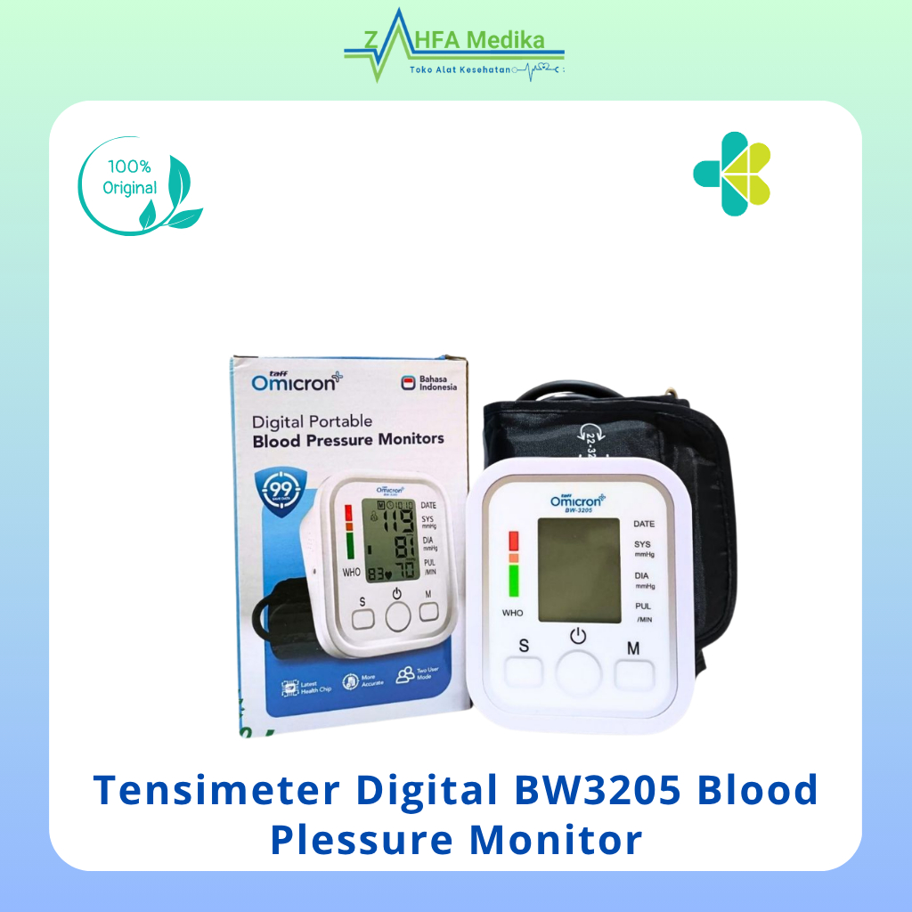 Tensimeter Digital BW3205 Blood Plessure Monitor/ Pengukur Tekanan Darah Voice Indonesia - BW-3205 T
