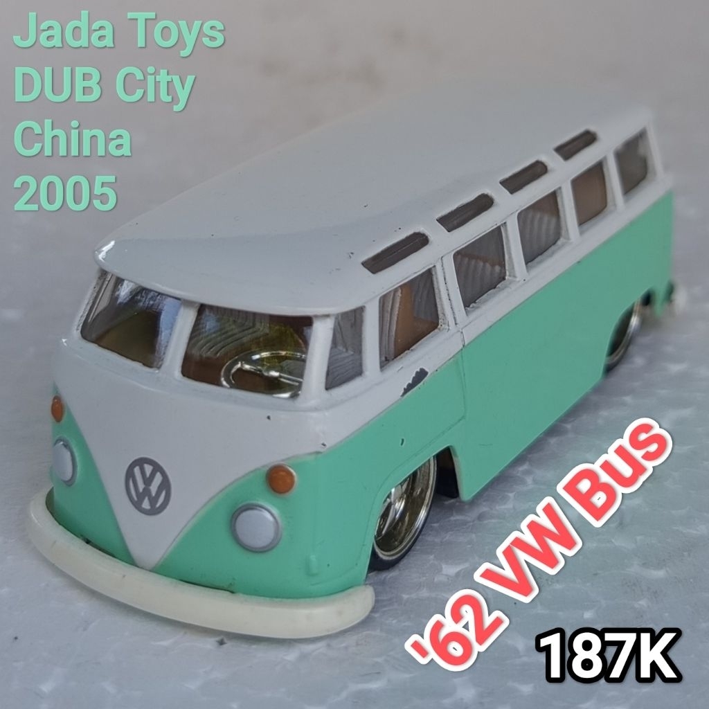 Diecast Jada Toys skala 64 DUB City 62 VW Volkswagen Microbus Bus Kombi Loose