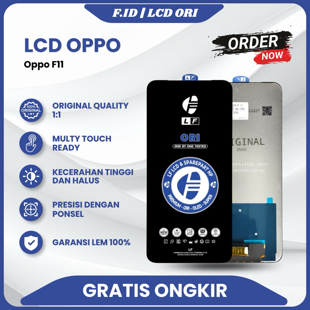 LCD OPPO F11 ORI (GARANSI LEM) FULLSET TOUCHSCREEN