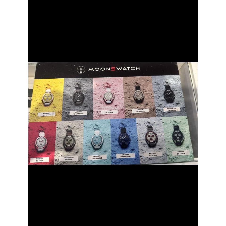 Jam Tangan Swatch X Omega Bioceramic Moonswatch