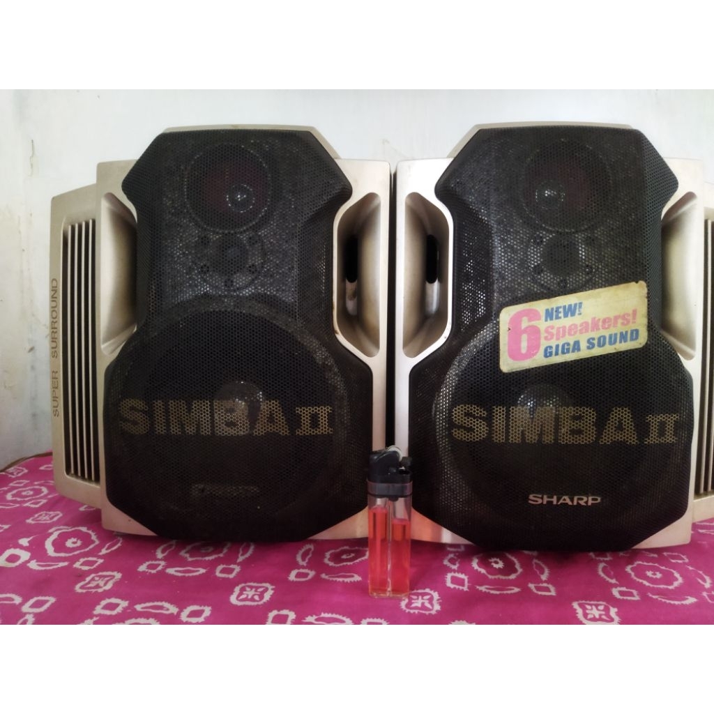 speaker pasif ex sharp simba II