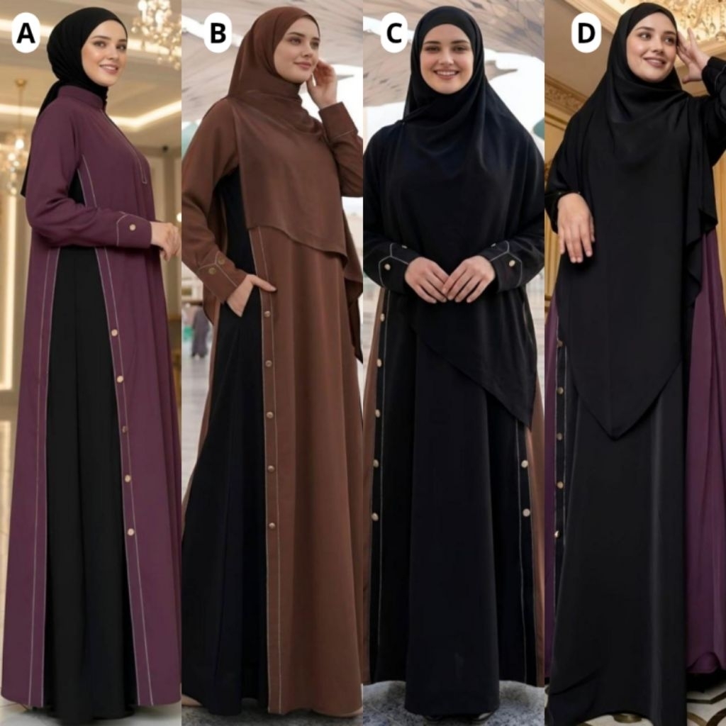 KHODIJAH SET PASMINA BANDANA SYARI BY ANI