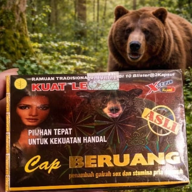 Mainan cap stempel Beruang lucu