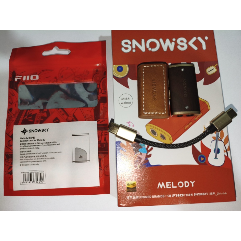 FiiO Snowsky Melody + Kiwi Ears Division (Sepaket DAC Dan Headphone Second Like New)