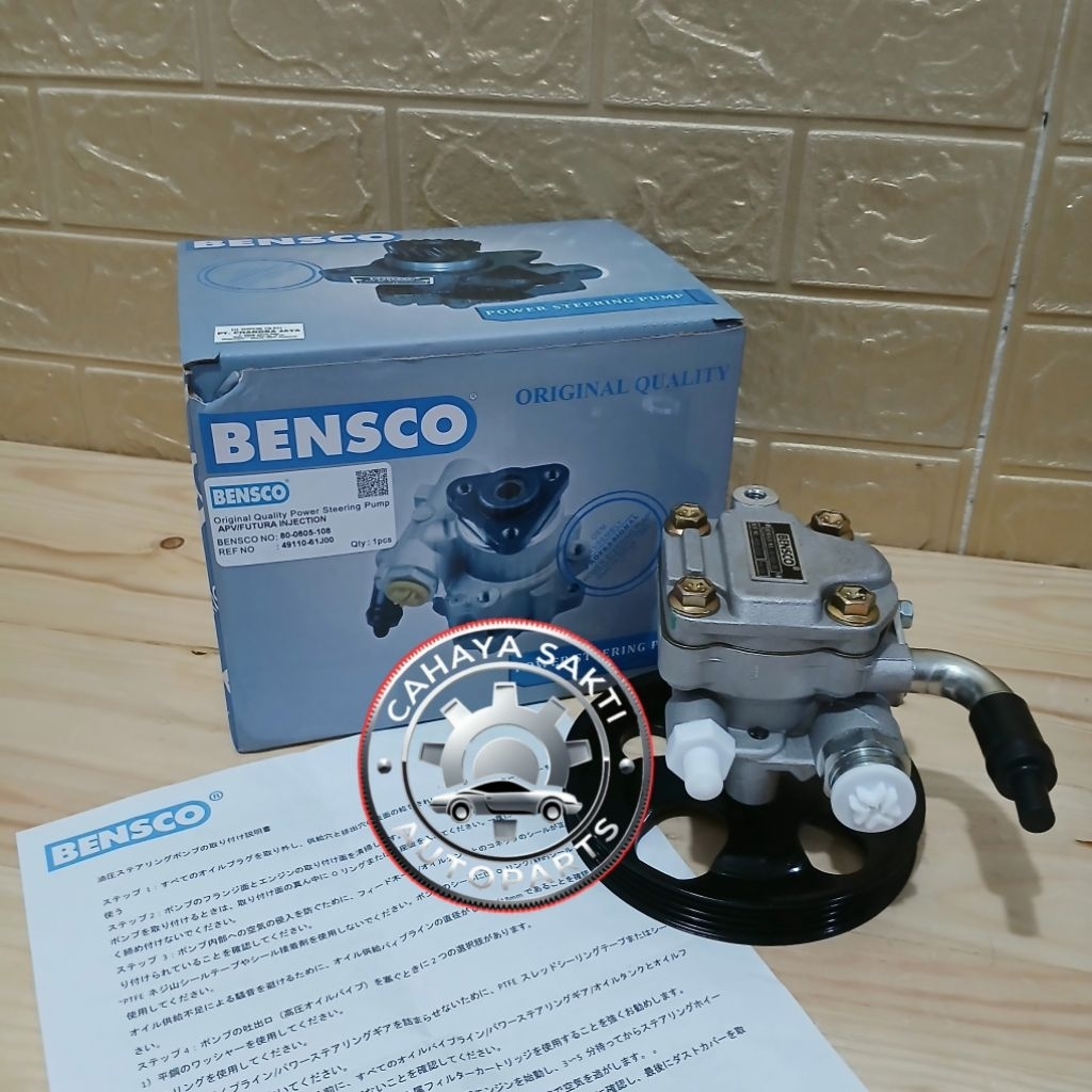 POMPA POWER STEERING PUMP SUZUKI APV / FUTURA INJECTION BENSCO OEM JERMAN
