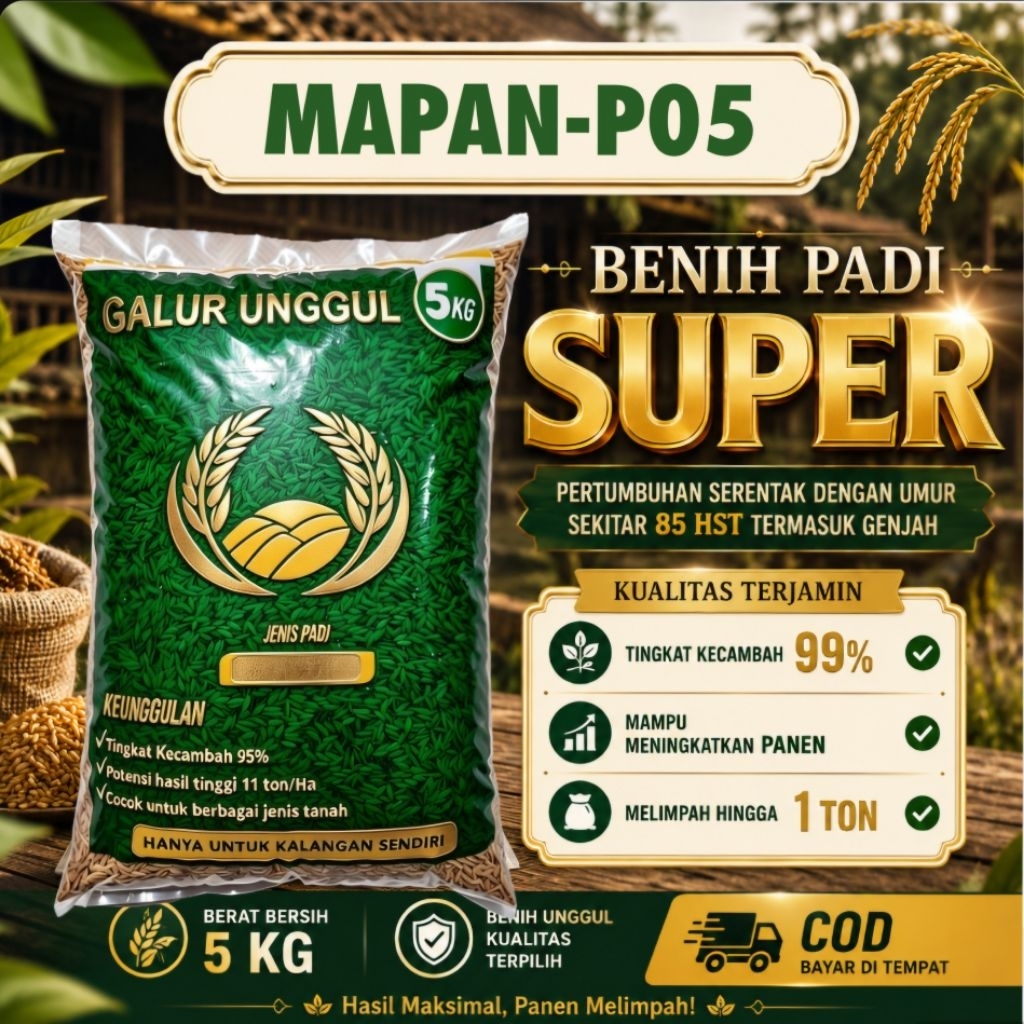 BENIH/BIBIT PADI UNGGUL  MAPAN P-05