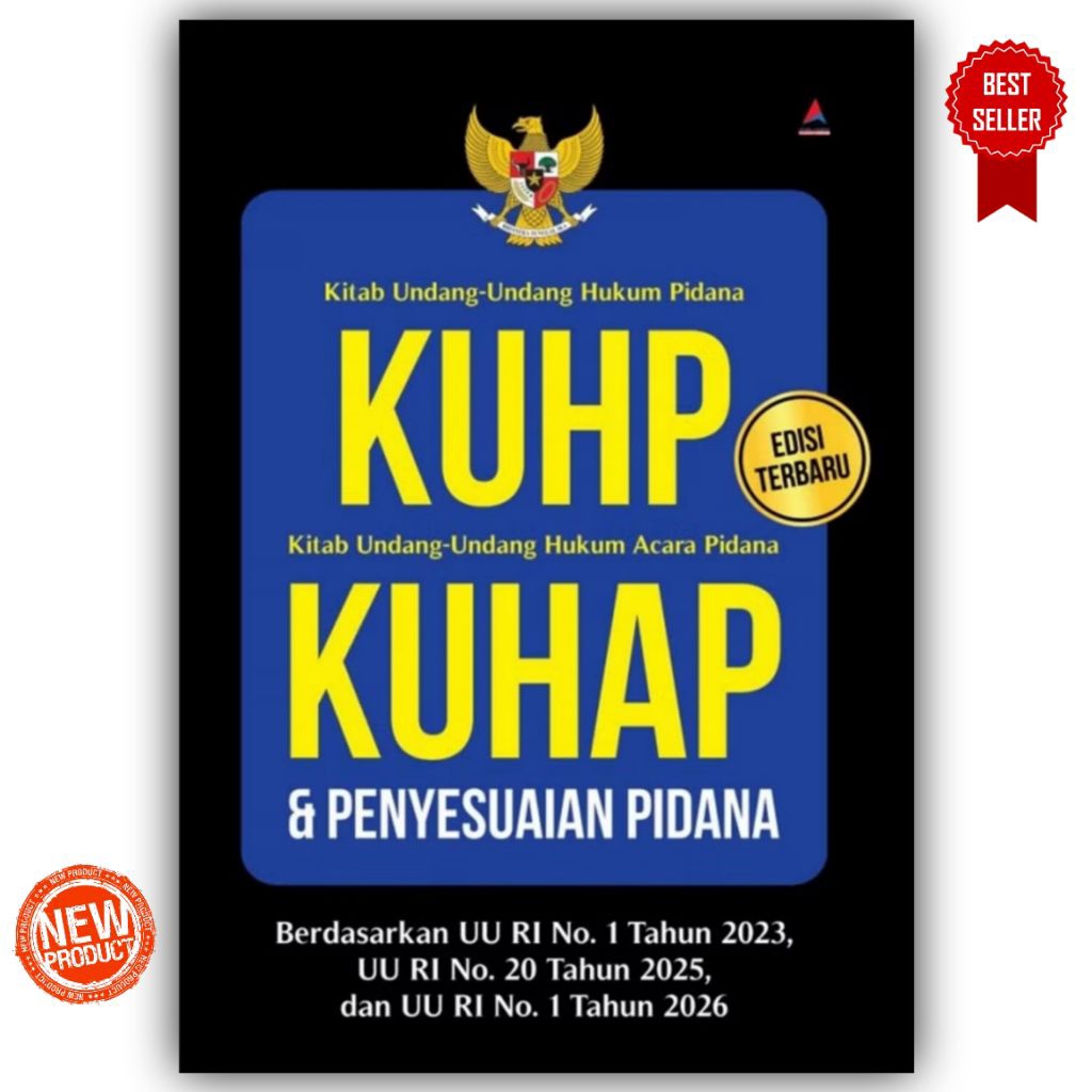 Best Seller Buku KUHP KUHAP dan Penyesuaian Pidana