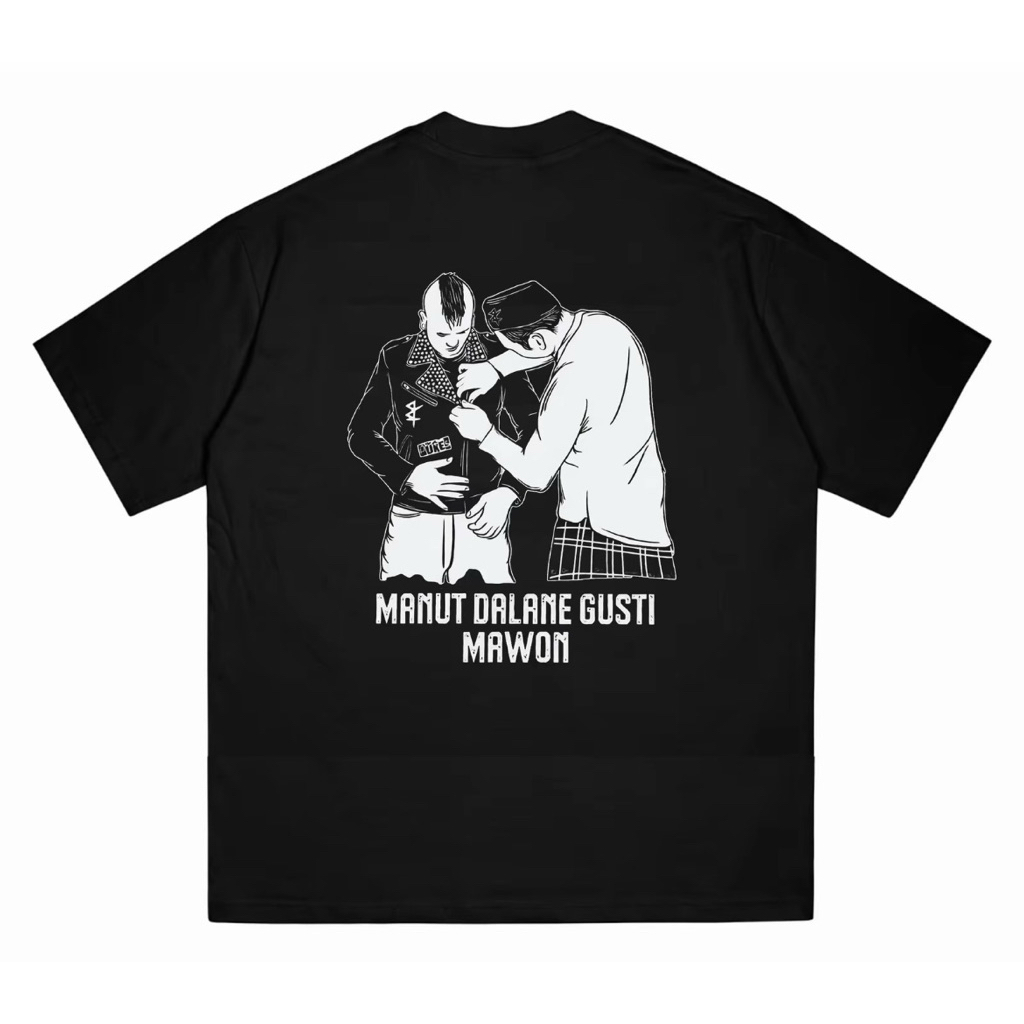 KAOS ATASAN DISTRO MANUT DALANE GUSTI MAWON