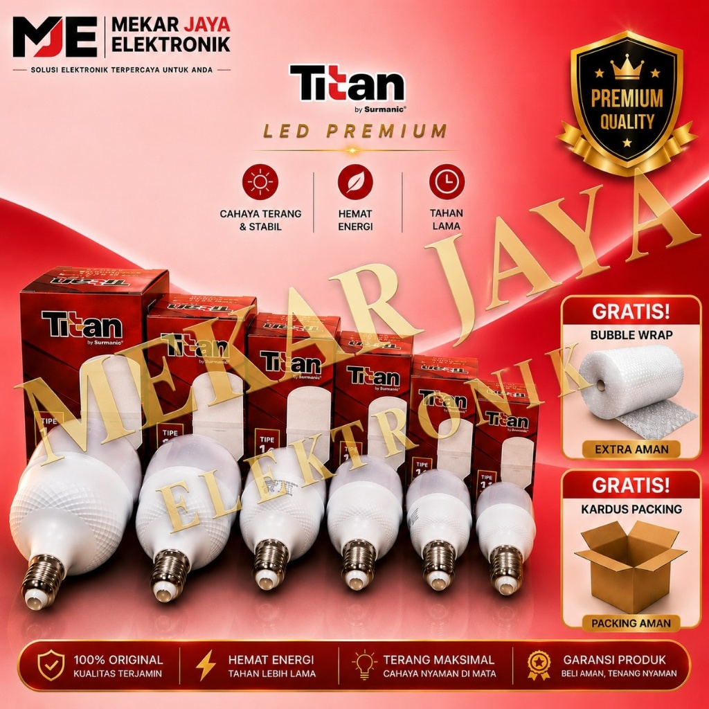 LAMPU LED BOHLAM LED Sunsonic TITAN BY HANNOCHS BODY BESAR KUALITAS PREMIUM