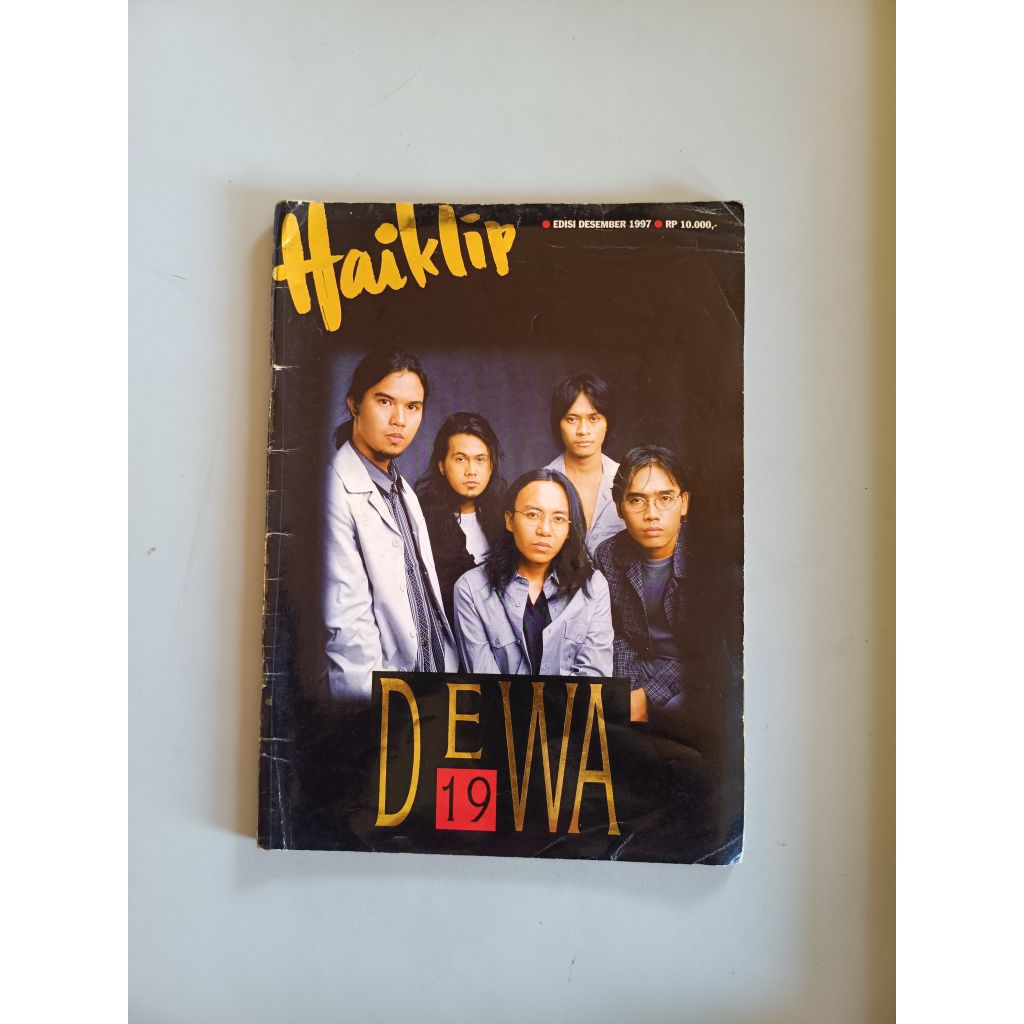 MAJALAH HAI KLIP EDISI DESEMBER 1997 DEWA 19