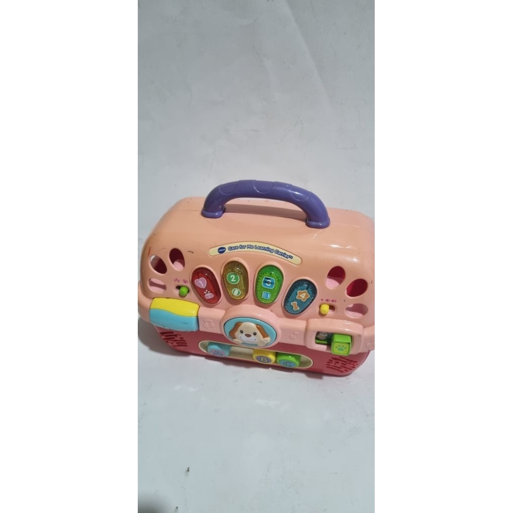 vtech care for me learning carrier mainan keranjang menjaga piaraan