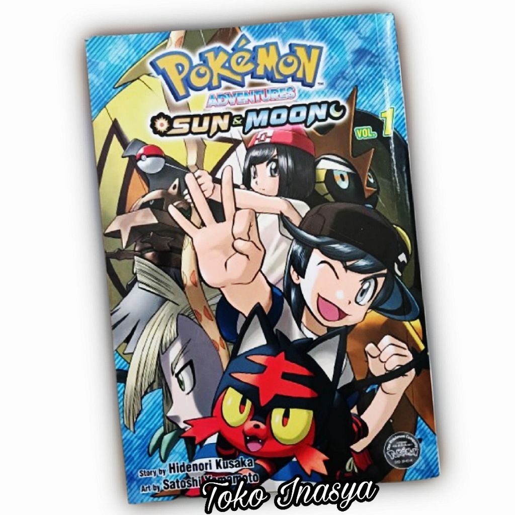 MANGA / KOMIK POKEMON ADVENTURES SUN & MOON (BY HIDENORI KUSAKA) POKEMON SUN MOON / ENGLISH / ORIGIN