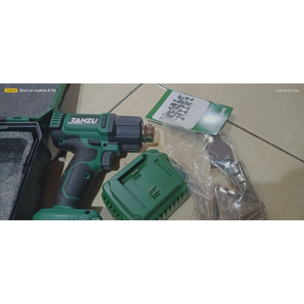 Heat gun hot gun digital cordless Tanzu 540 derajat 2000watt
