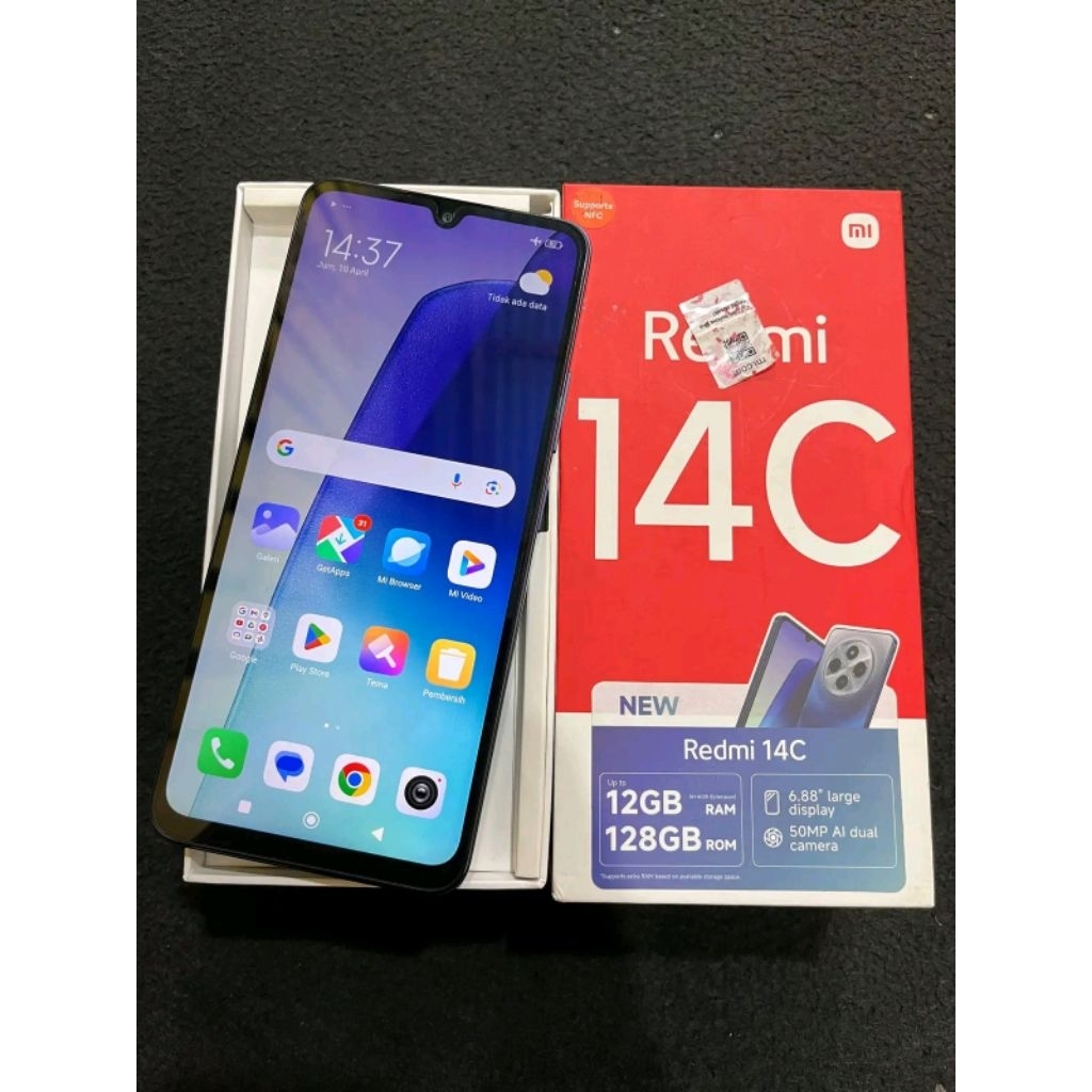 Promo 9.9 sale Handphone Redmi 14c second resmi original bergaransi