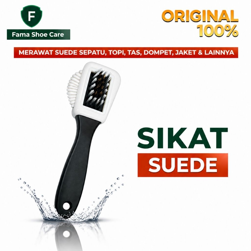 FAMA- Sikat Suede- sikat nubuck-sikat sepatu-fama shoe cleaner-fama shoes cleaner