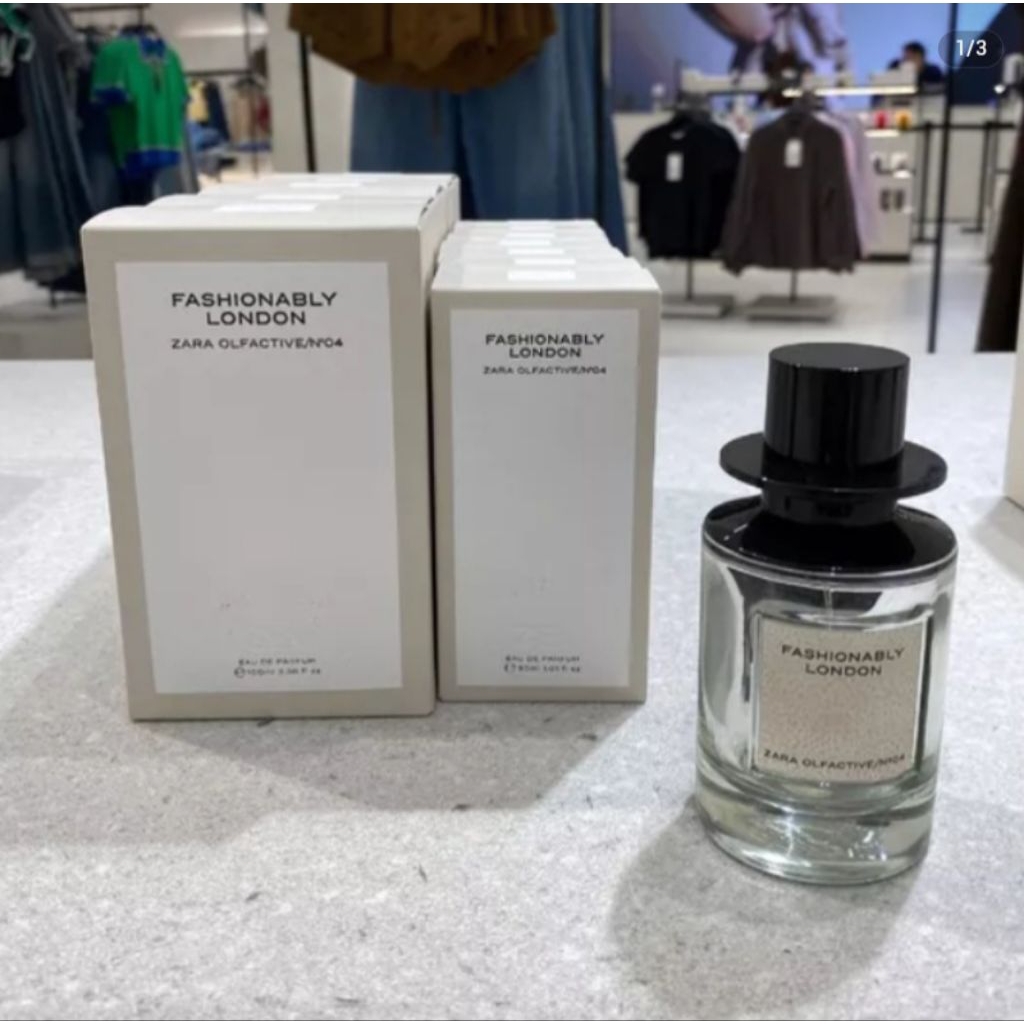 Parfum Zara Fashionably London Edp 100ml /original reject no box eropa