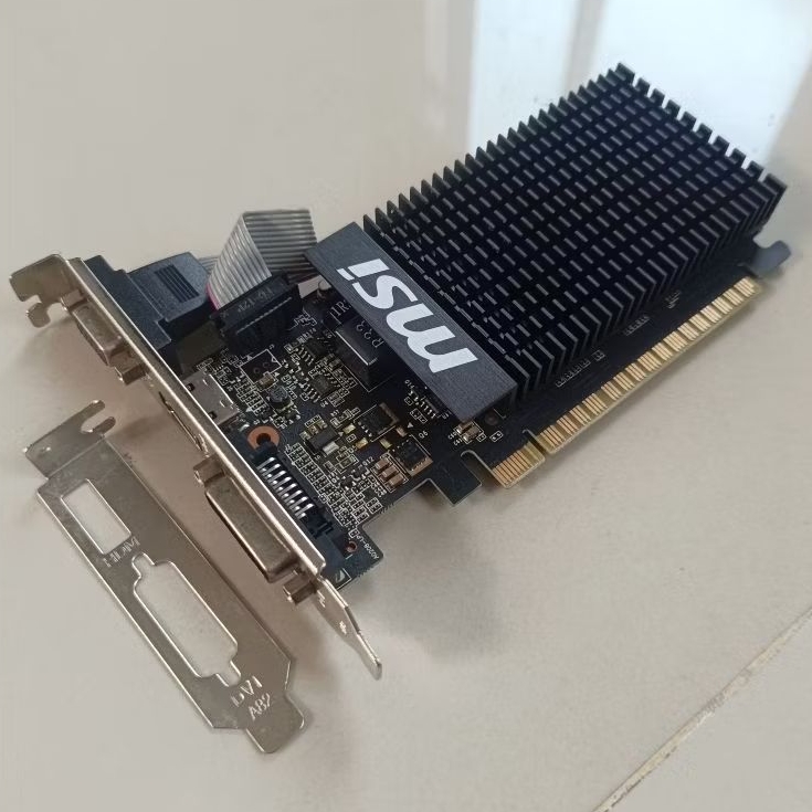 VGA MSI GT710 GT 710 1GB DDR3 Low Profile Mini PC SFF