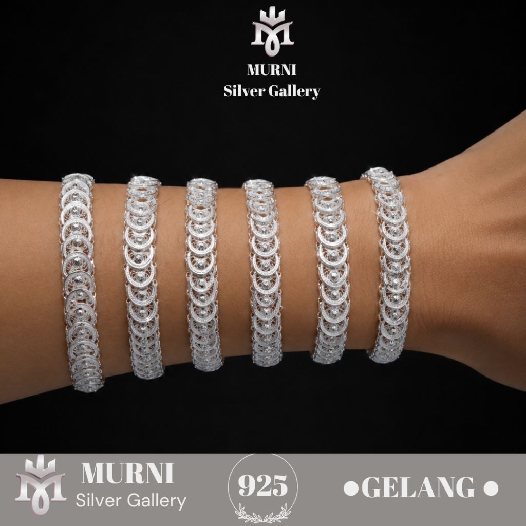 GELANG Silver Perak S925 - Murni Silver Gallery