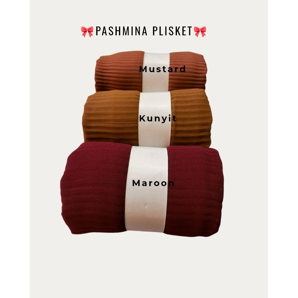 Pashmina Plisket Lidi