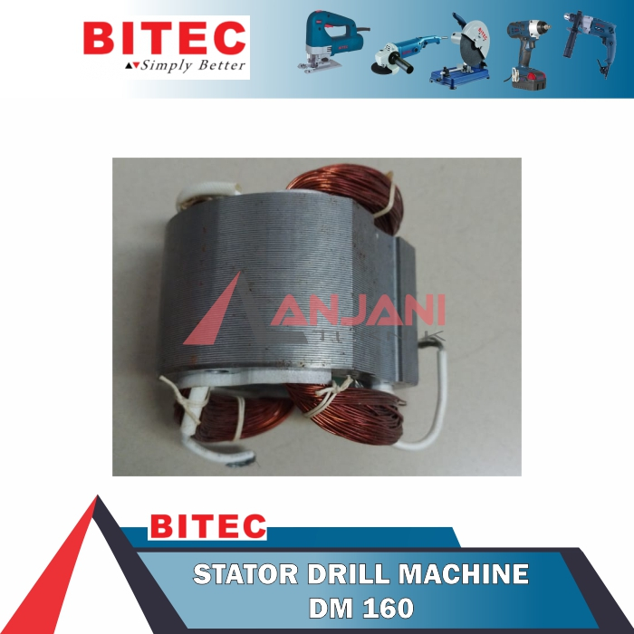 BITEC STATOR BOR TANGAN LISTRIK 16 mm DM 160 DM160 16mm