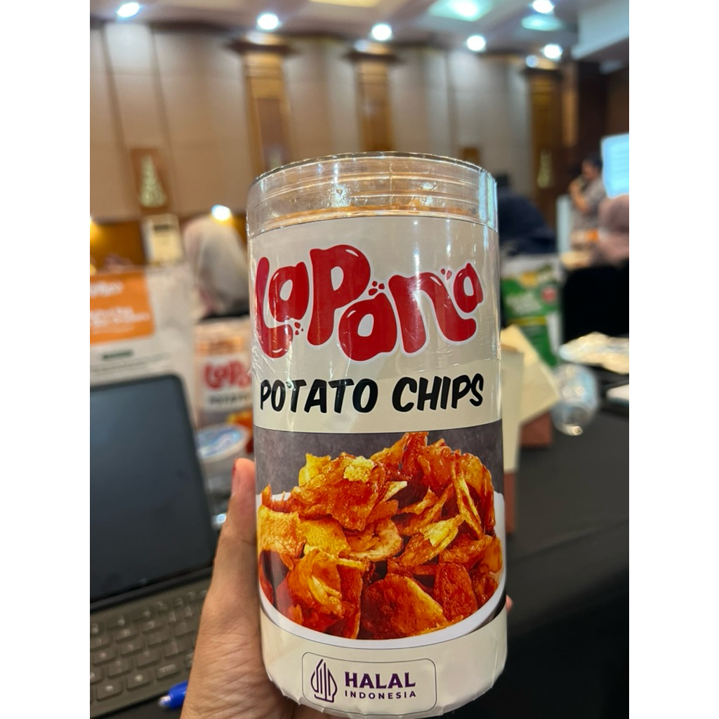 keripik kentang pedas manis