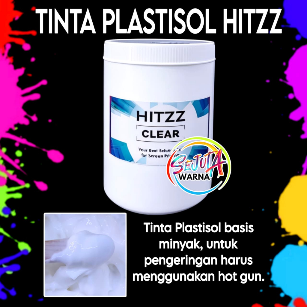 TINTA PLASTISOL HITZZ CLEAR 1KG