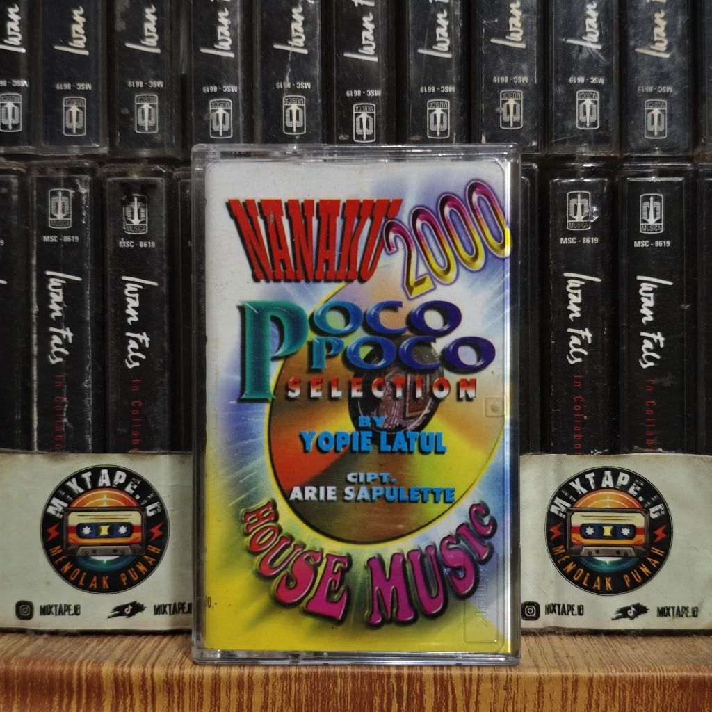 Kaset - Nanaku 2000 - Poco Poco Selection House Music - Yopie Latul - Nanaku Group - Radio Tape - Ka