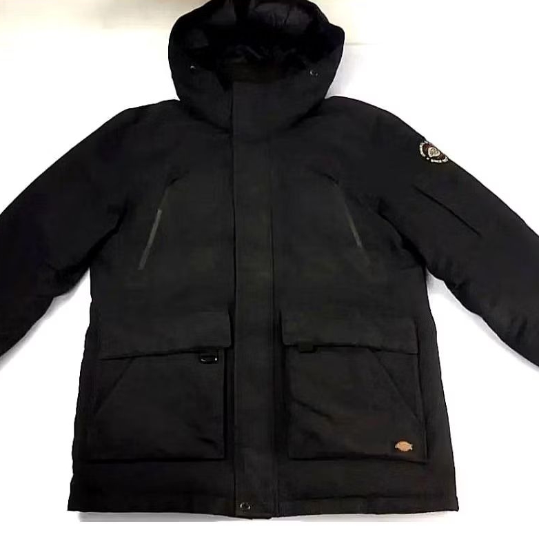 jaket bulu angsa ecwcs dickies hitam pekat