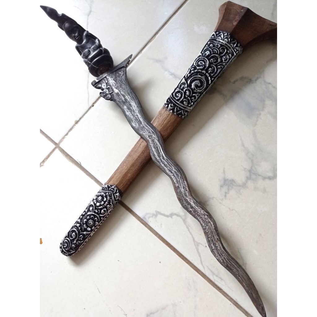 keris Bali gagang tanduk kerbau