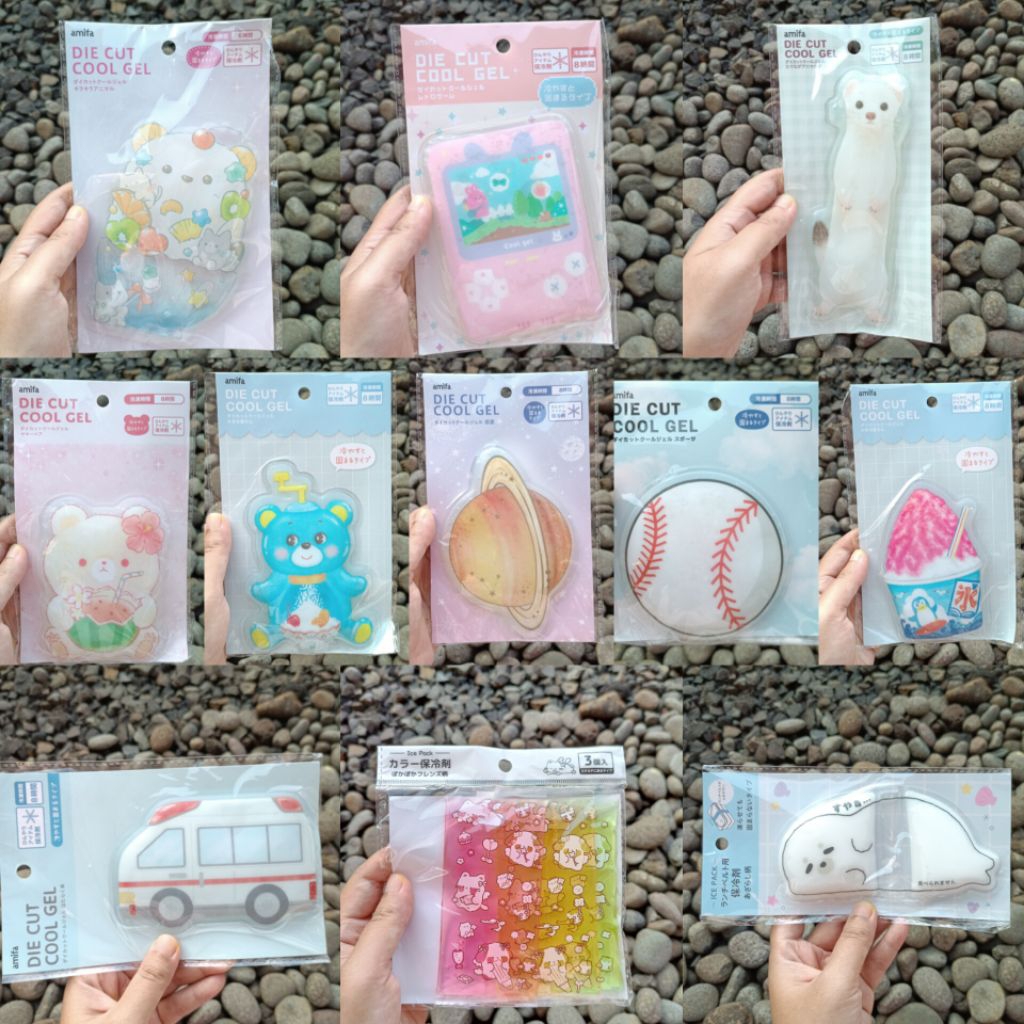 Seria Daiso Watts Japan - Ice Cool Gel Pack Lucu