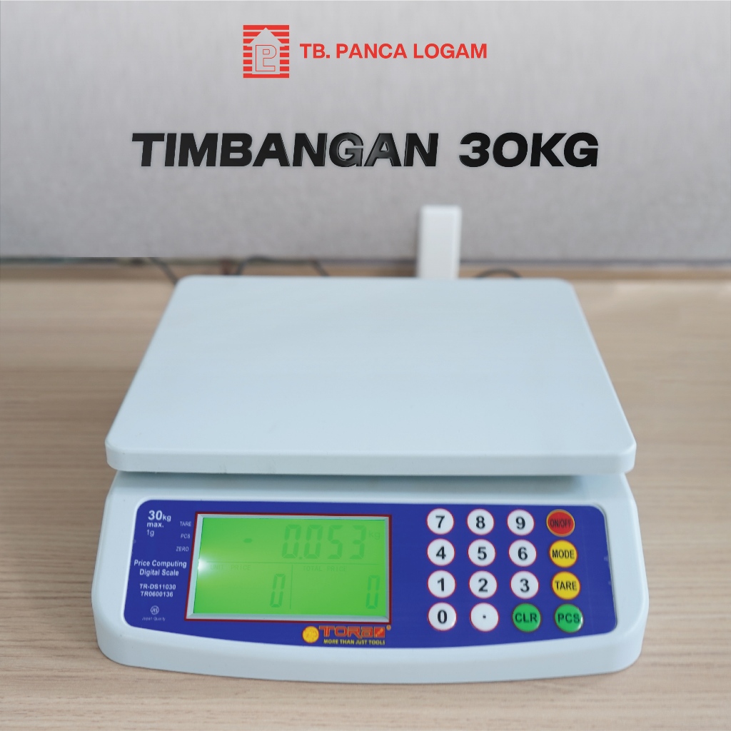 Timbangan Tora Digital DS-11030 30 KG / Timbangan 30 Kg / Timbangan Digital