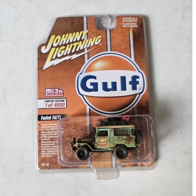johnny lightning toyota land cruiser gulf diecast