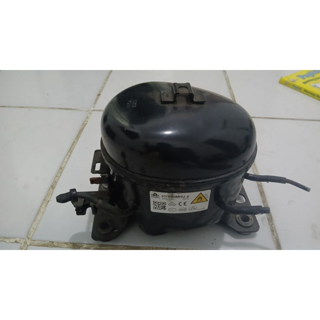 kompresor kulkas 1/5pk HYB90MHU R600 second original