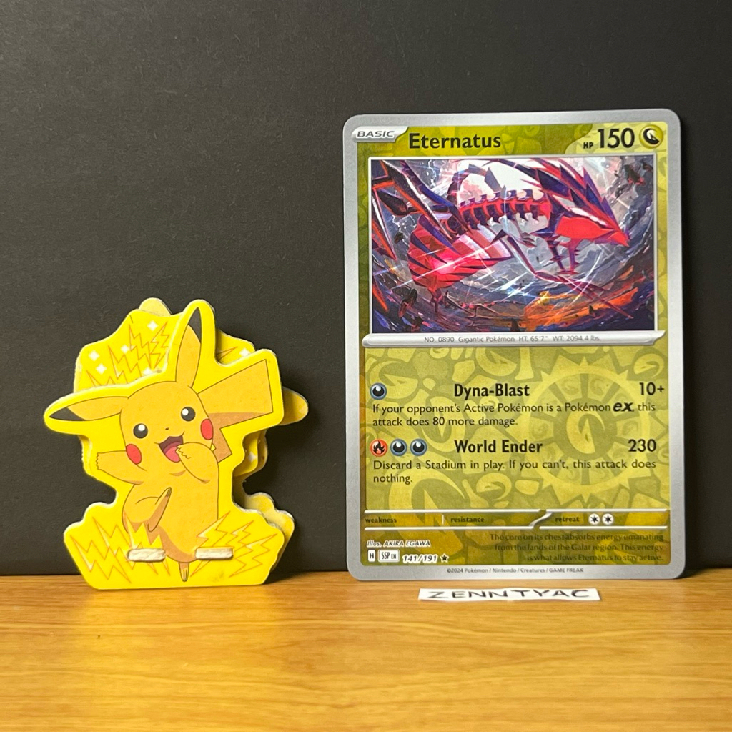 Eternatus SSPen 141/191 Reverse Holo, Kartu Pokemon TCG English