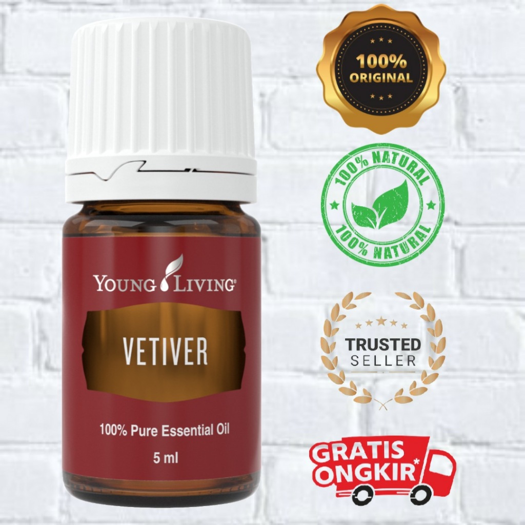 Oil Essential Vetiver 5ml Minyak Atsiri Essential 100% Pure