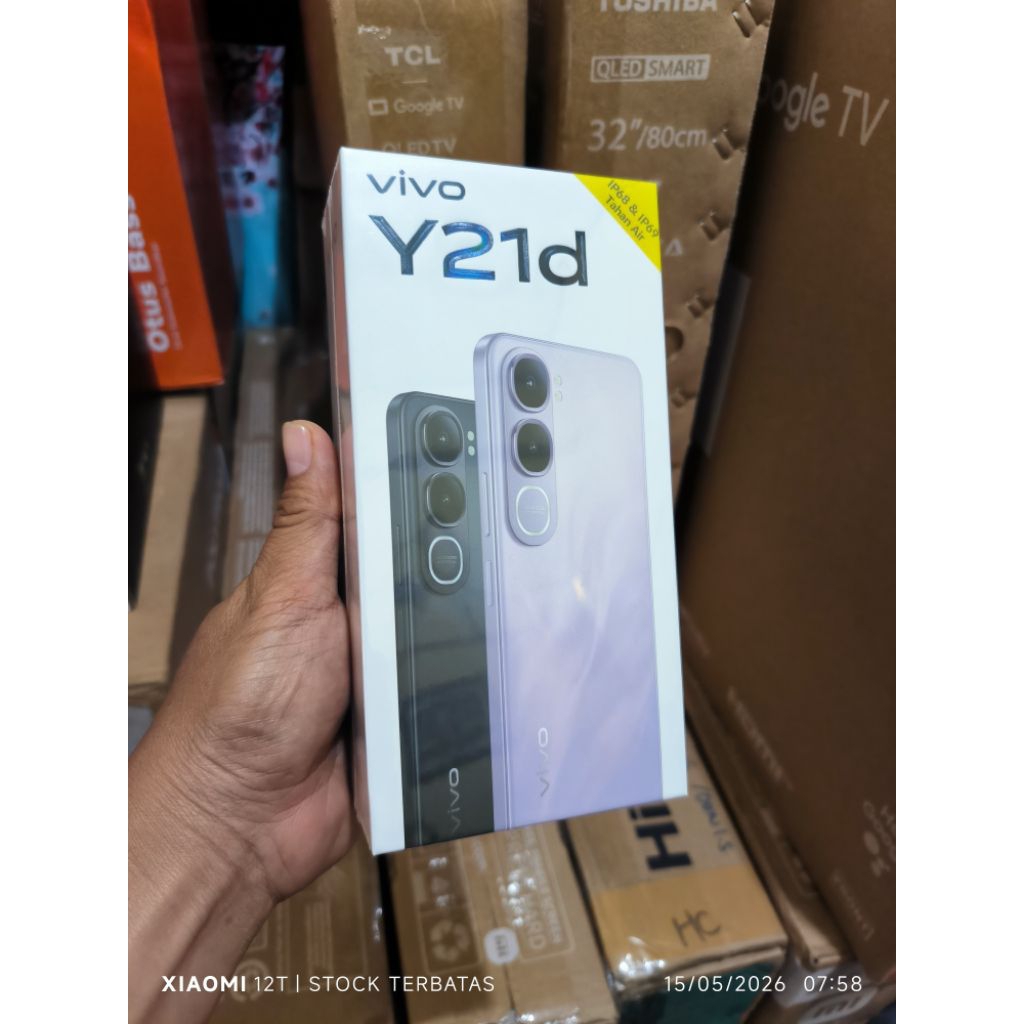VIVO Y21d Baru/Segel/Garansi Resmi. Ram 6GB+128GB.