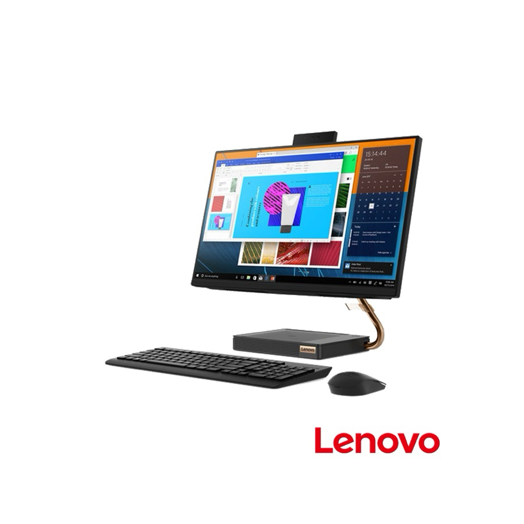 ALL IN ONE PC AIO LENOVO I7 10700T RAM 16GB SSD 256GB HDD 2TB VGA 2GB MONITOR 24 INCH TOUCHSCREEN