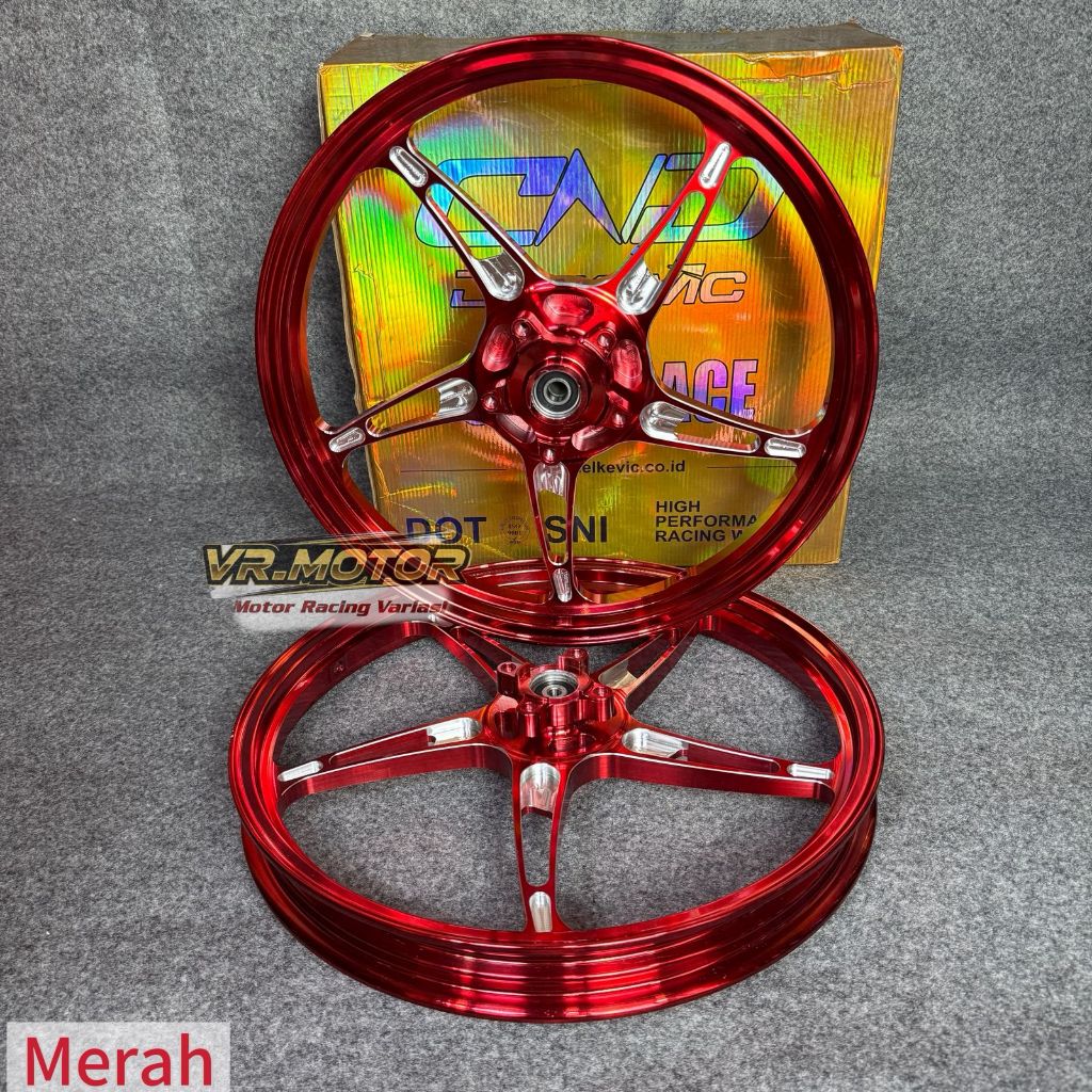 Velg DND Delkevic K-speed Bintang Laut Ring17 Lebar 140/160 Jupiter Z Mx Old F1zr Vega R Zr 140 160 