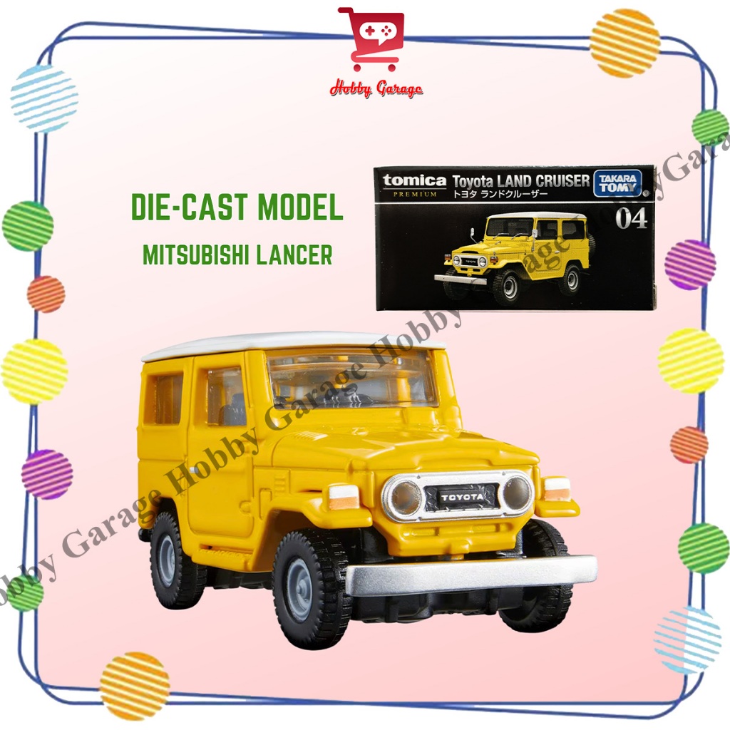 TOMICA Premium 04 Miniatur Diecast Toyota Land Cruiser FJ40 Mobil Metal Takara Tomy