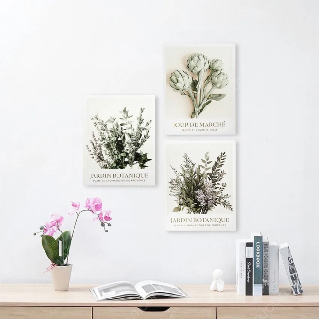 INFORMA CANVAS PRINT SET 3 PLANT X255 40X50CM // INFORMA CANVAS // INFORMA HIASAN DINDING