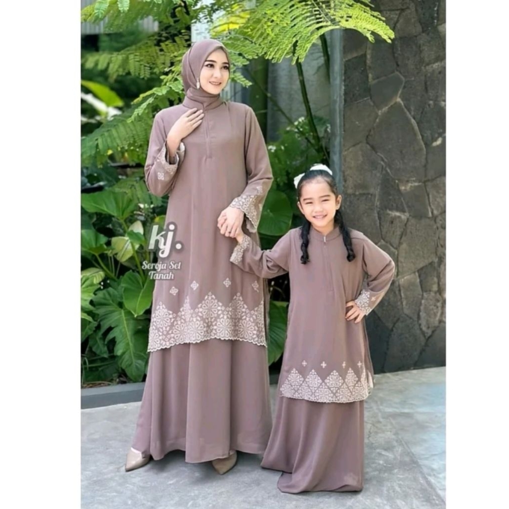 Seroja Sarimbit Keluarga 2026 Lebaran Ori Khadijah Mode