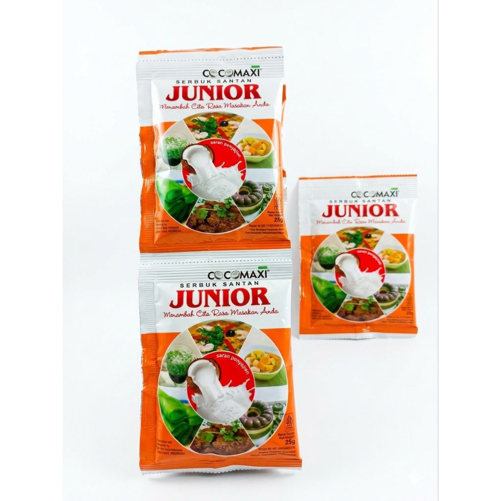 Serbuk santan Junior cocomaxi 1 renteng isi 10 sachet  25g / cocomaxi santan / santan bubuk/ junior 